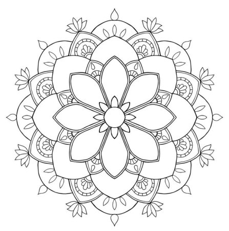 Мандала легкая