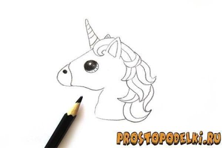 Единорог игрушка рисунок карандашом