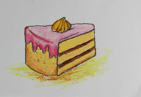 Еда для срисовки легкие для начинающих