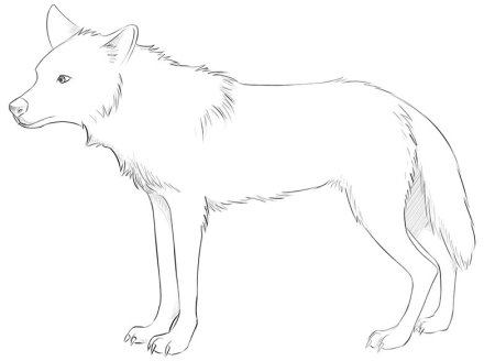 Поэтапное рисование собаки