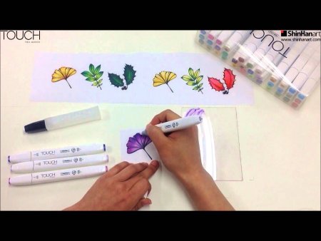 Рисунки фломастерами для начинающих