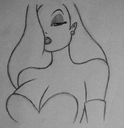 Поэтапное рисование волос