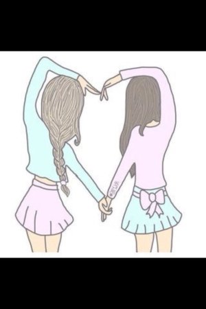 Рисунки для срисовки подруги