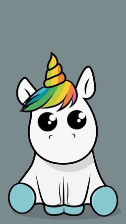 Поэтапное рисование единорога