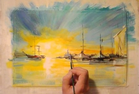 Рисование масляными красками для начинающих