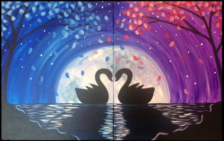 Рисунки красками