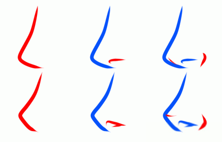 Нос спереди туториал