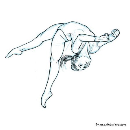 Гимнастка карандашом