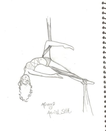 Воздушные гимнасты раскраска