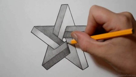 Иллюзии карандашом
