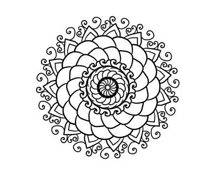 Мандала простая