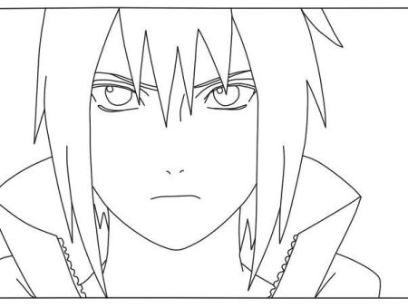 Саске для срисовки легко