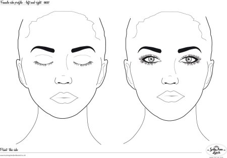 Фейсчарт лицо