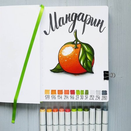 Рисование маркерами для скетчинга