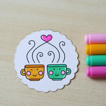 Картинки для срисовки фломастерами