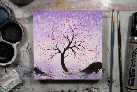 Простые рисунки красками