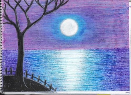 Цветы гуашью легко