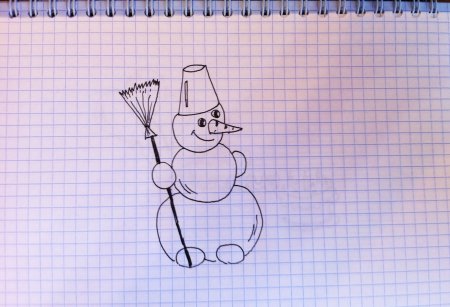 Рисование Деда Мороза