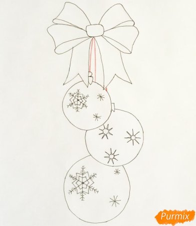 Новогодние рисунки карандашом