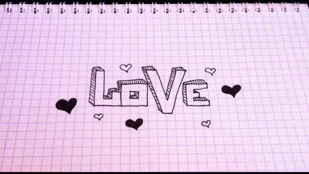 Рисунки в тетради