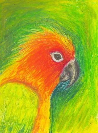 Рисование масляной пастелью