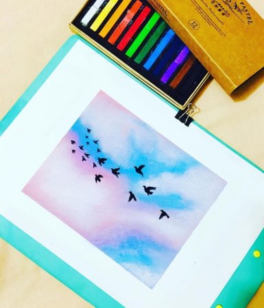 Мини рисунки красками