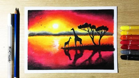 Рисунки пастелью для новичков