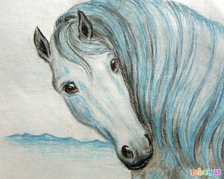 Рисунок пастелью несложный