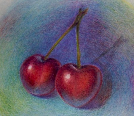 Живопись цветными карандашами