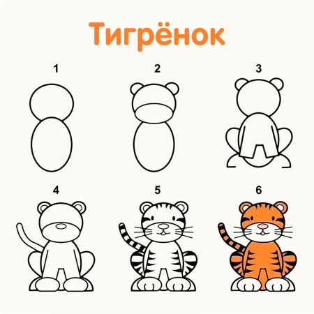 Рисунки для срисовки лёгкие