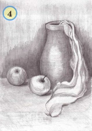 Рисунок фруктов карандашом