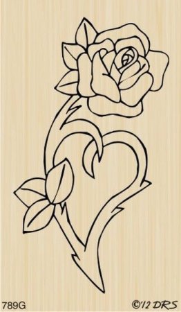 Цветы для выжигания по дереву