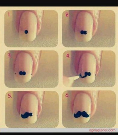 Маникюр пошагово для школы