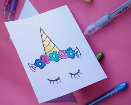 Рисунки для срисовки лёгкие и милые фломастерами