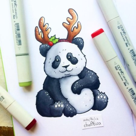 Лёгкие рисунки фломастерами