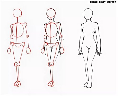 Рисунок человека поэтапно для начинающих