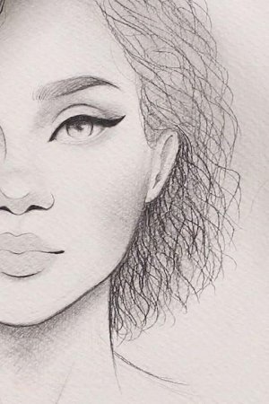 Портрет человека легко