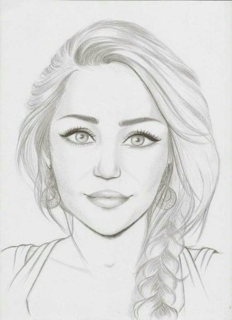 Рисунки по шагам легкие для девочек