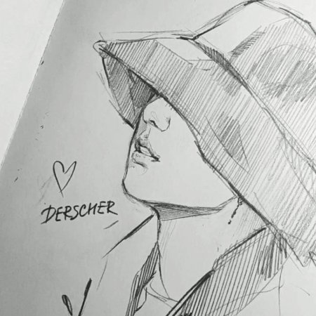 БТС скетчи Чонгук в маске