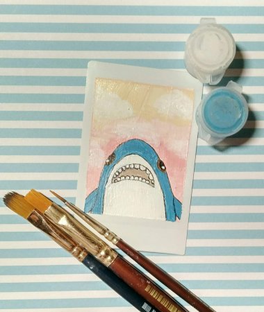 Полароиды рисунки маркерами