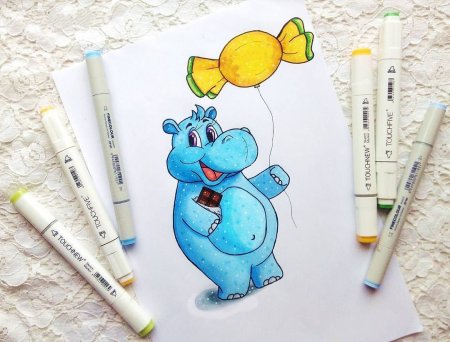 Рисование маркерами для детей