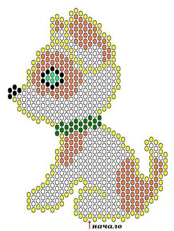 "Бисер. Кирпичный стежок", Юлии Лынденой