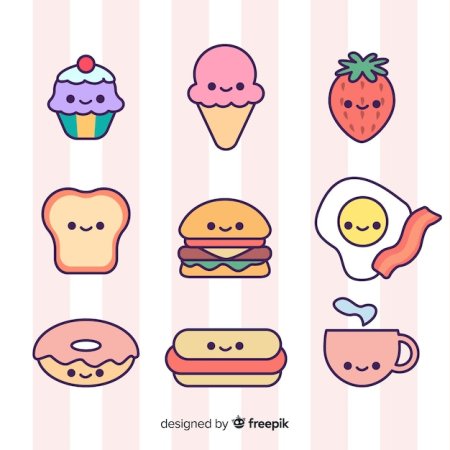 Рисунки для срисовки еда легкие
