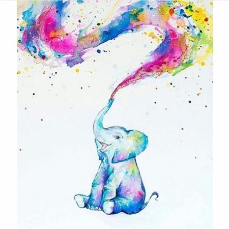 Маленькие рисунки красками