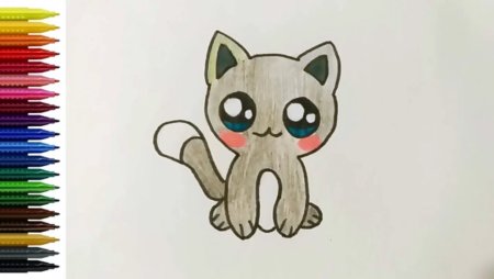 Рисунки лёгкие разноцветные