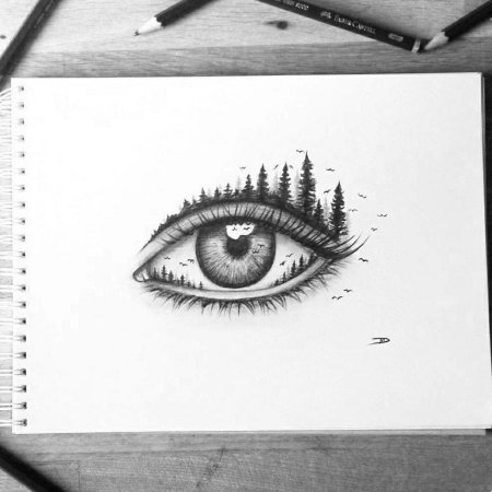 Рисунки для срисоовки лёгкие