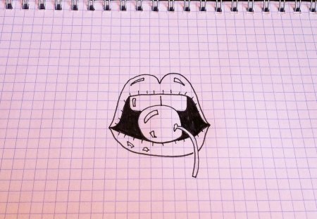 Рисунки ручкой легкие