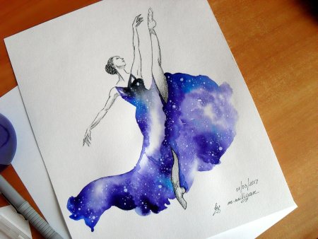 Рисунки акварелью для срисовки