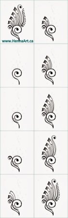 Мехенди эскизы