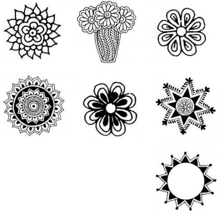 Мехенди узоры для начинающих